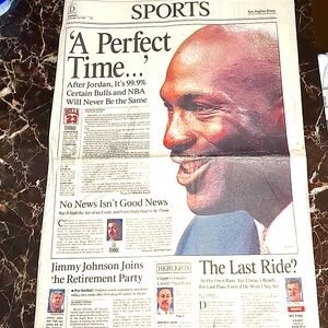 Michael Jordan & The End Of A Dynasty L.A. Times Jan 14, 1999